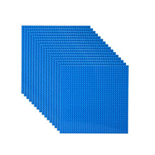 Load image into Gallery viewer, LVHERO Classic Baseplates Building Plates for Building Bricks 100% Compatible with All Major Brands-Baseplate, 10&quot; x 10&quot;, Pack of 16 (Blue)
