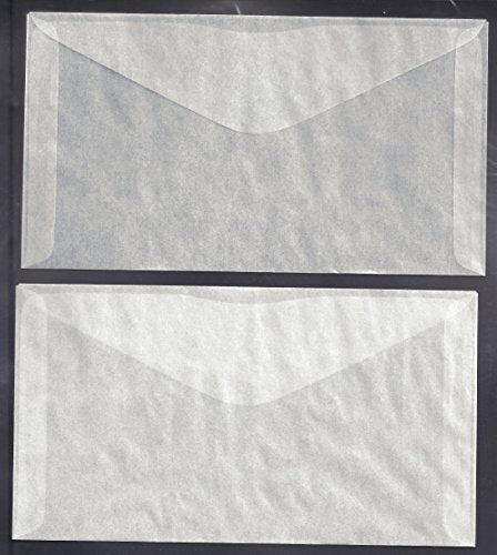 1,000#6 Glassine Envelopes measuring 3 3/4 X 6 3/4 inches