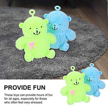 Load image into Gallery viewer, Toyvian 2Pcs Mochi Animals Toys Luminous Teddy Bear Slow Rising Ball Decompression Toy Light Up Party Favor Novelty Squeeze Gag for Birthday Easter Basket Fillers Random Color M

