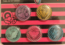 Load image into Gallery viewer, Monster High, 5 Freaky Cute Flip Pins!!
