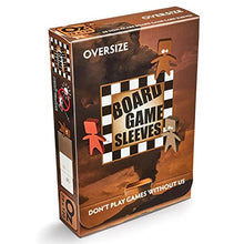 Load image into Gallery viewer, Arcane Tinmen ATM10428 DP Oversize Board Game Sleeves Non Glare44; Brown - 100 Count
