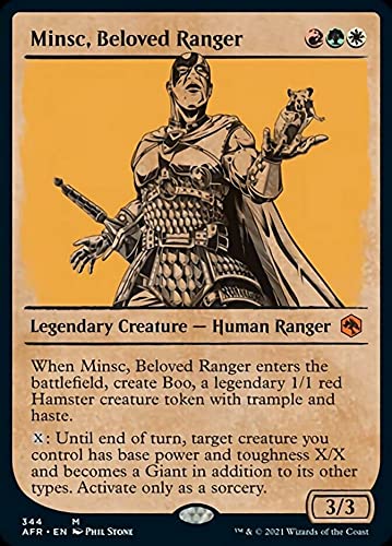 Magic: the Gathering - Minsc, Beloved Ranger (344) - Showcase - Adventures in The Forgotten Realms