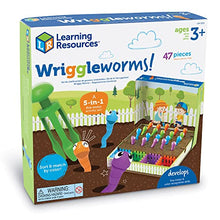 Load image into Gallery viewer, Learning Resources Wriggleworms! Fine Motor Activity Set - 47 Pieces, Ages 3+ Toddler Learning Toys, Develops Toddler&#39;s Fine Motor and Color Recognition Skills
