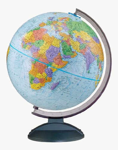 Replogle Globes Traveler Globe, 12-Inch, Blue
