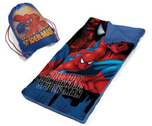 Load image into Gallery viewer, Marvel Spiderman Slumber Bag Set, Multicolor, 30x54
