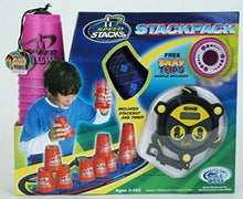 Load image into Gallery viewer, Speedstack Pink Plastic Metallic Stackpack Stacking Competition Cups with Mat and Timer
