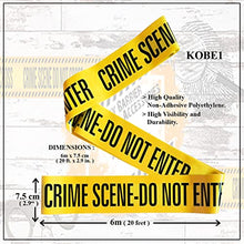 Load image into Gallery viewer, Kobe1 Crime Scene Tape Do Not Enter (20Feet),Evidence Bags (x2),Photo Evidence Frames(1 to 4),(10.5cm x 15cm Cards)
