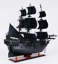 Load image into Gallery viewer, Old Modern Handicrafts Black Pearl Pirate Ship Wood Model
