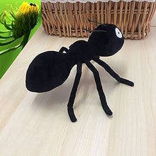 Load image into Gallery viewer, Ant Plush, Soft Stuffed Insect Animals Toy, Cute Ant Plush Doll, Soft Stuffed Animal Plush Toy, Gift for Kids, Birthday Gift (Black)
