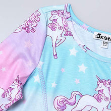 Load image into Gallery viewer, Star Unicorn Twril Dresses Matching Doll&amp;Girls Long Sleeve Birthday Gifts,4t 5t
