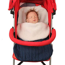 Load image into Gallery viewer, PURFUN Infant Baby Thermal Fleece Sleeping Bag Newborn Babies Toddlers Winter Cozy Warm Knitted Swaddle Blanket Wrap Stroller Car Seat Slumber Bag Sleep Bag for 0-12 Month Baby Boys Girls
