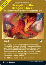Load image into Gallery viewer, Magic: the Gathering - Temple of The Dragon Queen (357) - Showcase (Dungeon Module Cover) - Foil - Adventures in The Forgotten Realms
