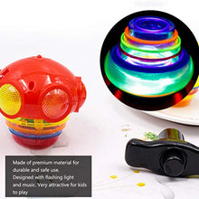 Load image into Gallery viewer, 2Pcs pin Tops Spinning Top Toy with Music LED Shining Gyro Toys Funny Party Supplies for Kids Spinning Tops Kids Light up Toys
