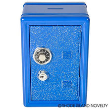 Load image into Gallery viewer, Rhode Island Novelty 7 Inch Glitter Locker Safe Bank, One Piece per Order
