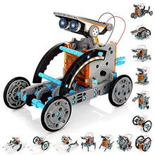 Load image into Gallery viewer, 14-in-1 Solar Robot Kit, Stem Projects for Kids Age 8-12, Educational STEM Science Toy, DIY Solar Power Building Kit, Robotic Set Toys Gift for Boys Girls 8 9 10 11 12 Years Old
