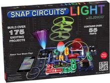 Load image into Gallery viewer, Snap Circuits LIGHT Electronics Exploration Kit | Over 175 Exciting STEM Projects | Full Color Project Manual | 55+ Snap Circuits Parts | STEM Educational Toys for Kids 8+
