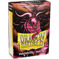 Arcane Tinman Dragon Shield Japanese Size Sleeves  Matte Magenta 60CT - Card Sleeves Smooth & Tough - Compatible with Pokemon, Yugioh, & More TCG, OCG,ART11126