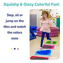 Load image into Gallery viewer, Fun And Function  Gel Floor Tiles - Large (20 x 20 Inch) Squishy Sensory Gel Pads  Sensory Gel Mats for School, Office, Clinic Floor - Green - 1 Pack Ages 3+

