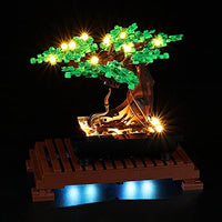 Kyglaring LED Lighting kit for Lego Bonsai Tree 10281 Building Kit - LED Lights Set Compatible with Lego 10281 - Not Include The Model (Classic Version)