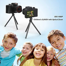 Load image into Gallery viewer, Children Camera, 30x Zoom HD Camcorder, Multi-Functional SLR Digital Video Recorder, Supports 12 Languages, for Birthday Christmas Electronic Gifts
