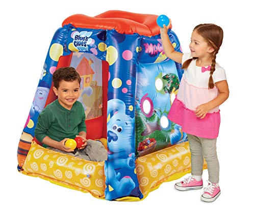 Blue's Clues & You! Ball Pit 20 Balls - Toddler Jungle Gym Playhouse Inflatable for Boys Girls Kids [Balls Included]