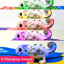 Load image into Gallery viewer, MUKIKIM Kool Kreepers - Color Tracer Chameleon. Inductive STEAM Toy for 3+ Year Old Girls &amp; Boys. Follow Line + 5 LED Changing Colors / Sounds Lizard Toy for Kids
