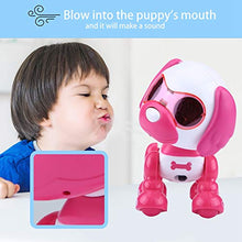 Load image into Gallery viewer, Robot Dog, Smart Puppy Toys LED Record Robot Pet for Kids Children(Rose Red) Full Car Toy Series
