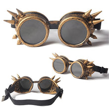 Load image into Gallery viewer, OMG_Shop Rustic Steampunk Goggles Cosplay Festival Goth Vintage Goggles(Bronze)
