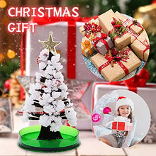 Load image into Gallery viewer, Qinday Magic Growing Crystal Christmas Tree, Presents Novelty Kit for Kids, Funny Educational and Party Toys, Xmas Novelty Creative DIY Gift for Boys Girls (White Tree)
