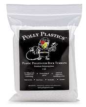 Load image into Gallery viewer, Polly Plastics Polypropylene Plastic Poly Pellets Rock Tumbling Media Rock Tumbler Filler Beads in Heavy Duty Resealable Bag (1 lb)
