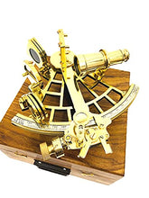 Load image into Gallery viewer, Sextant Instrument Sextant Navigational | Sextant Real | Sextant Working| Sextant Astrolabe with Wooden Case |Gift Item by Maritime Nautical
