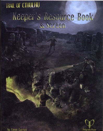 Pelgrane Press PELGT04 Trail of Cthulhu RPG - Keeper's Resource Book and Screen