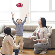 Load image into Gallery viewer, Iove forever Boy Toy Child Flying Drone Mini Hand Control Flying Ball Drone 2 Speed and LED Lights for Children, Boys and Girls Gifts (Red) (Red)
