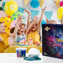 Load image into Gallery viewer, Joyjoz 24 Packs Galaxy Slime, Party Favor for Kids Girls &amp; Boys, Adults, Non Sticky, Stress &amp; Anxiety Relief, Wet, Super Soft Sludge Toy
