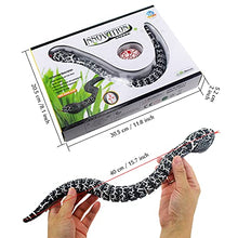 Load image into Gallery viewer, Tipmant RC Snake IR Remote Control Crawlers Fake Realistic Animals Vehicle Scary Prank Toys Kids Halloween Christmas Birthday Gifts (Black)
