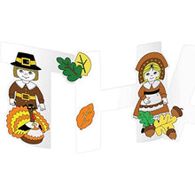 Load image into Gallery viewer, Thanksgiving Color Your Own Thank You Cards, 4 Ct. | Party Accessory
