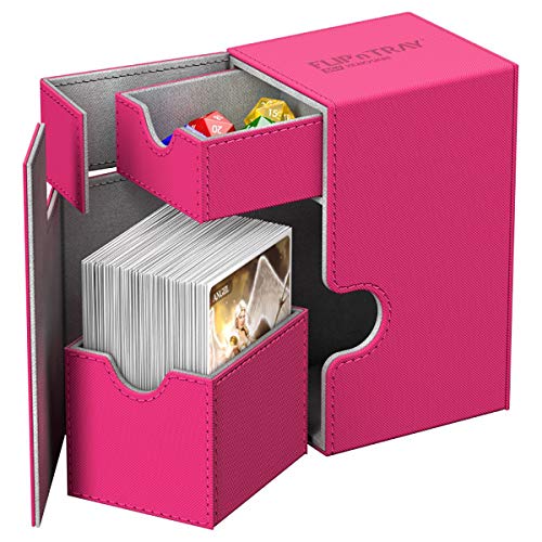Ultimate Guard - Deck Box: Flip N Tray 80+ Xenoskin Pink