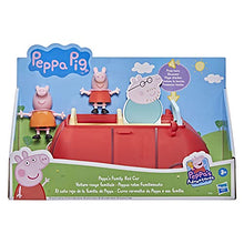Load image into Gallery viewer, Peppa Pig Peppas Adventures Peppas Family Red Car Preschool Toy, Speech and Sound Effects, Includes 2 Figures, for Ages 3 and Up
