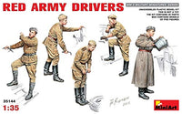 MiniArt 35144 WWII Red Army Driver, 1/35 Scale World War II Military Miniatures Series Plastic Figure Model Kit
