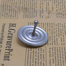 Load image into Gallery viewer, Water Drop Hand Twist Gyro Metal Desktop Magic Flying Gyro Toy Spinning Top (Sand Blasted-Single gyro)

