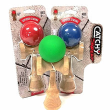 Load image into Gallery viewer, YoYoFactory Catchy Street Kendama with Sticky Paint (Blue)
