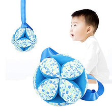 Load image into Gallery viewer, Zerodis Baby Gripping Balls, Colored Ball with Ribbon Rattle Ball Toy Decorative Props for Boys Girls(Blue)
