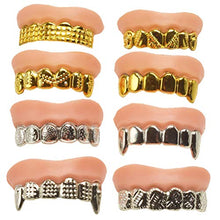 Load image into Gallery viewer, PRETYZOOM 8pcs Funny Teeth Fake Ugly Fake Teeth Vampire Denture Halloween Party Props Costume Party Prank Toy
