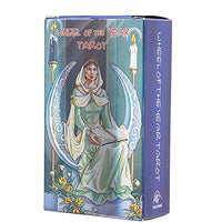 Tarot Deck 78 Cards, English Version Divination Hologram Paper,Suitable for Beginners, Party Board Game Interactive Games