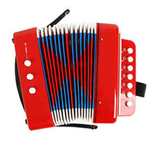 Load image into Gallery viewer, Kid&#39;s Toy Instrument/Kid&#39;s Accordion for Both Boys and Girls,Red
