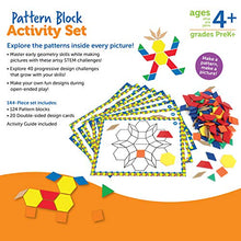 Load image into Gallery viewer, Learning Resources Pattern Block Activity Set, 20 Double-Sided Cards, Puzzles for Kids, Easter Gifts for Kids, Ages 4+
