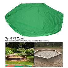 Load image into Gallery viewer, Sandbox Cover, Dustproof Protection Beach Sandbox Canopy Pool Cover Waterproof Sandpit Pool Cover Protective Cover for Sand and Toys(Green 140x110x20cm)
