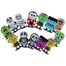 Load image into Gallery viewer, jojofuny 13Pcs Halloween Wind- Up Toys, Skeleton/ Ghost/ Mummy Clockwork Toys, Walking Toys Trick Toy for Halloween Goody Bag Filler
