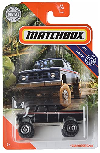 Matchbox 1968 Dodge D200, [Black] Jungle 65/100