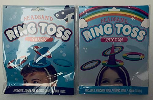 RingToss Headband - Shark and Unicorn